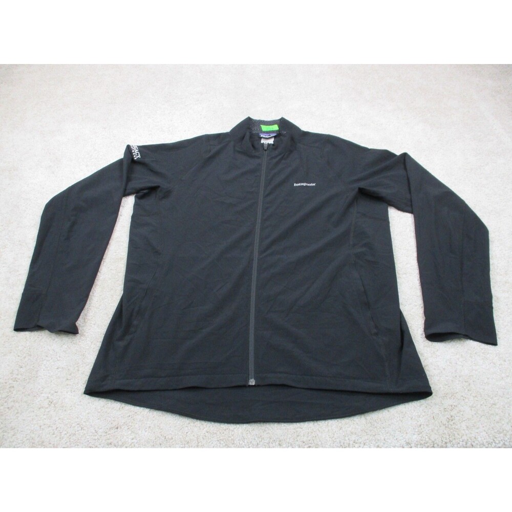 Patagonia Traverse Jacket Men Large Black Lightweight Performance Windbreaker